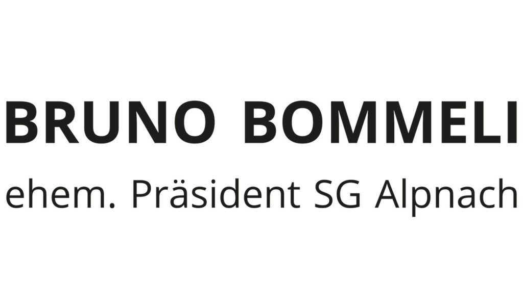 Stichsponsor Bruno Bommeli
